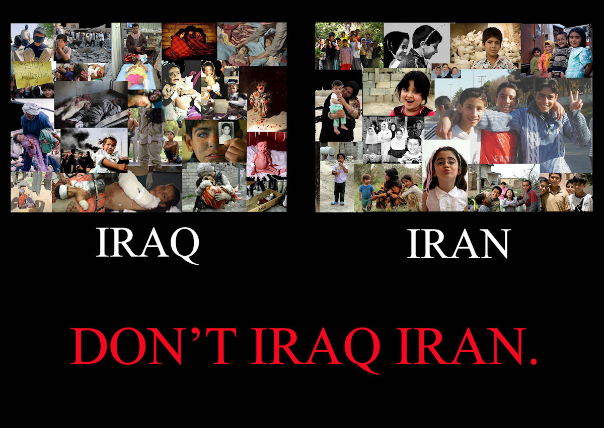Don't Iraq Iran picture comparision
